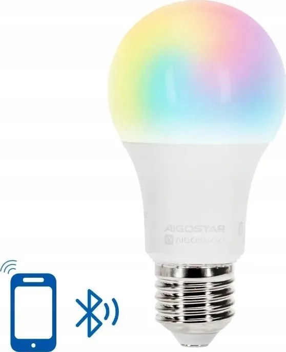 Led izzó Bluetooth Mesh A60 E27 9W Rgb+cct Smart meleg/hideg színek