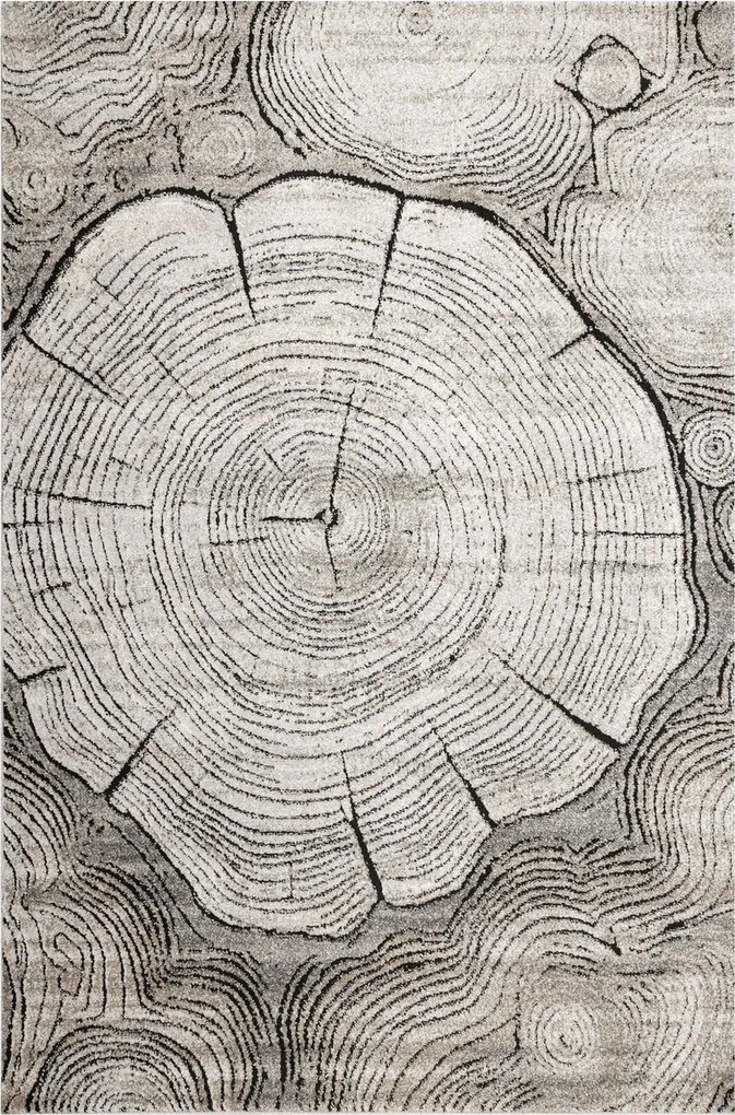 Szőnyeg Szürke Bézs Kétszintes Sűrű Puha Szoba Matrac 160x230 cm