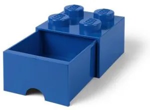 Tárolódoboz, fiókos, LEGO Brick, kék (L40051731)