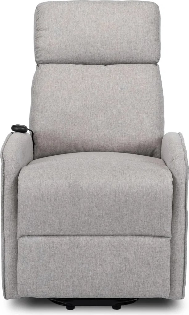 Elektromos relax fotel felállást segítő funkcióval szürke – COLTON