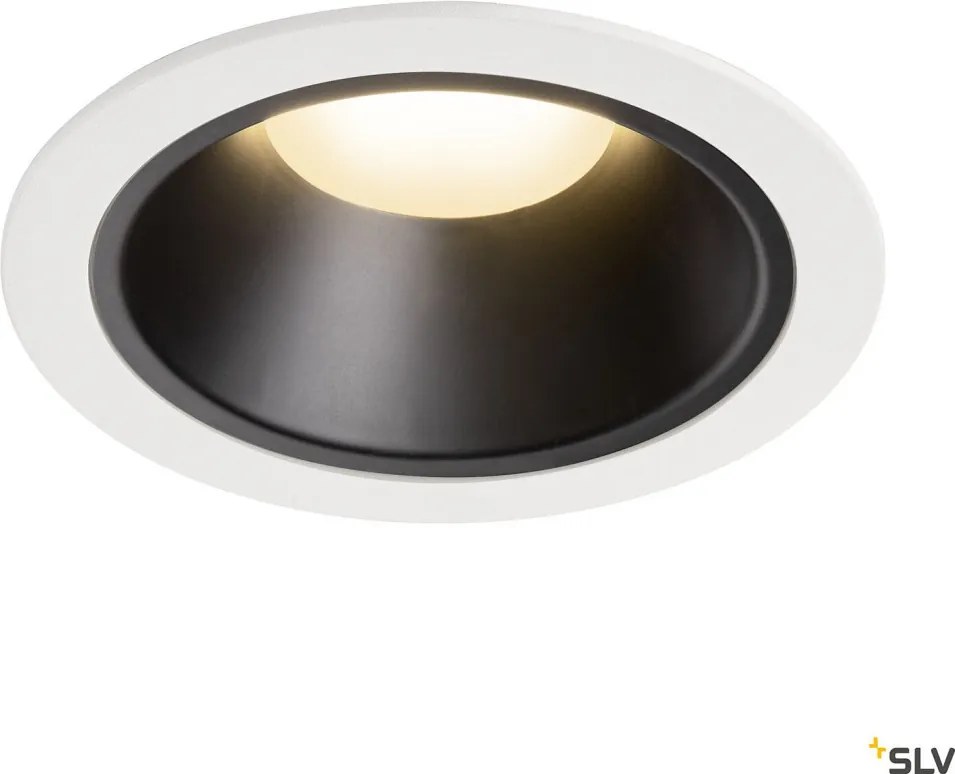SLV 1004027 NUMINOS DL XL Fürdőszobai Beépíthető Lámpa Fehér, Fekete LED IP44