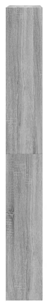 szürke sonoma cipőszekrény 4 kihajtható fiókkal 80x21x163,5 cm