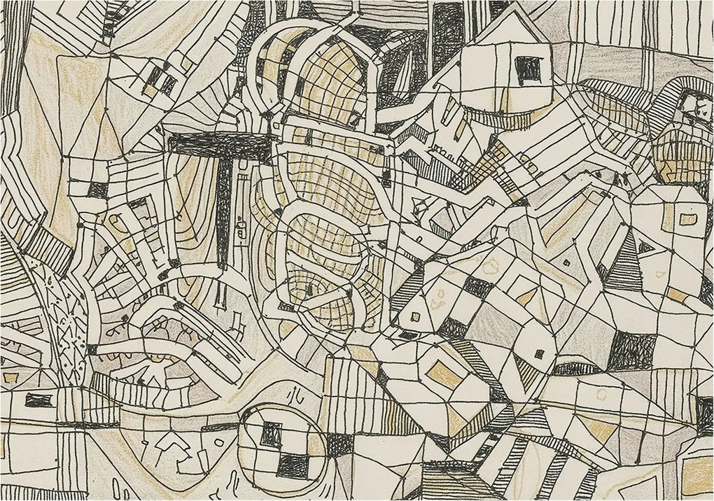 Fotótapéta Flizelina falra 3D Loft geometrikus absztrakt 208x146 Ragasztó