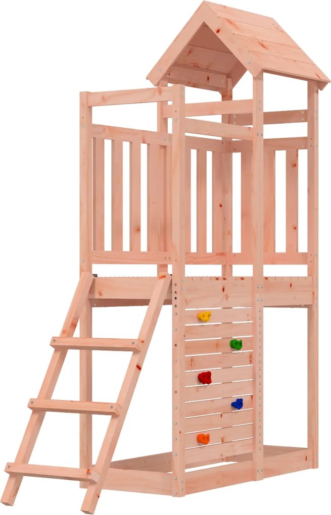 vidaXL Játék Torny Barna 110,5 x 52,5 x 214 cm Szilárd Douglas Fa