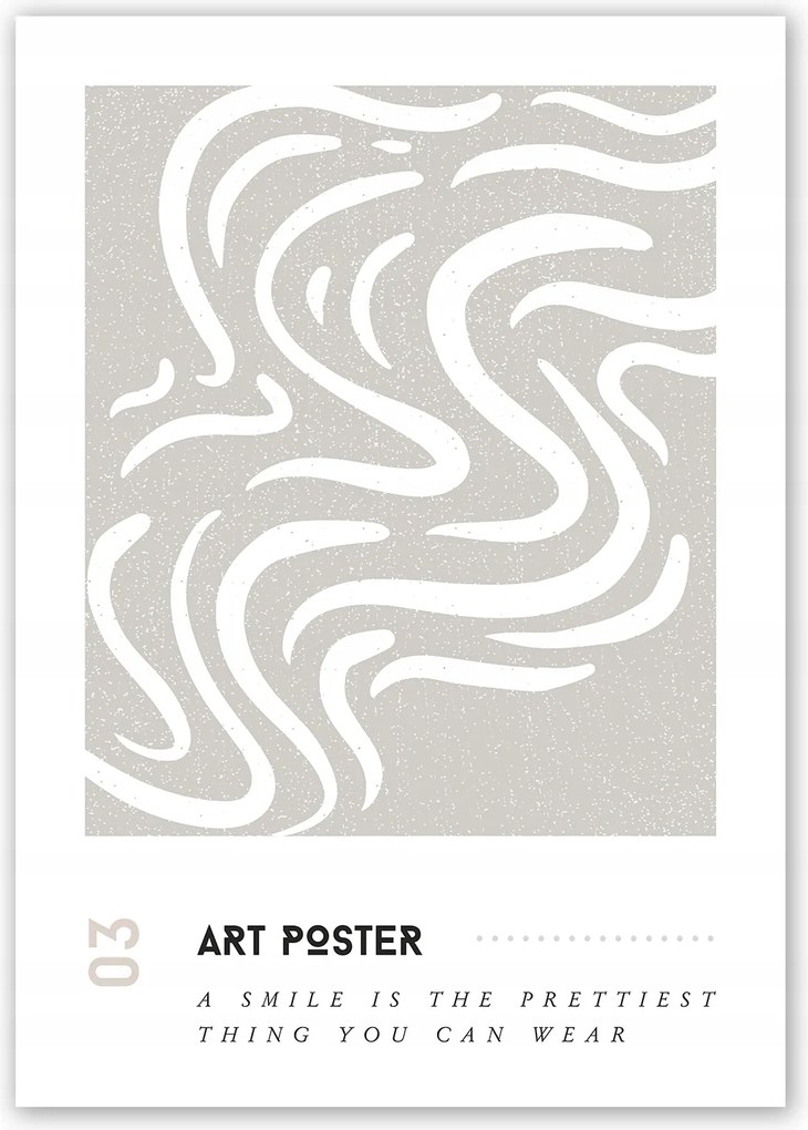 Boho absztrakt modern Poszter 30x40cm #W6