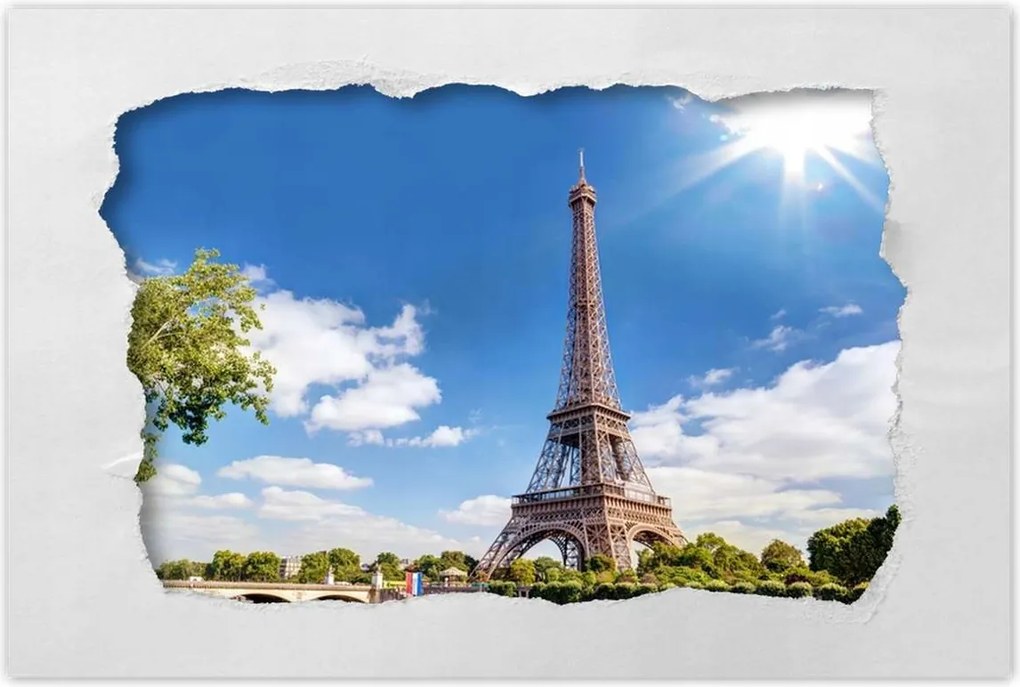 Poszterek 120x80 Eiffel-torony Párizsban