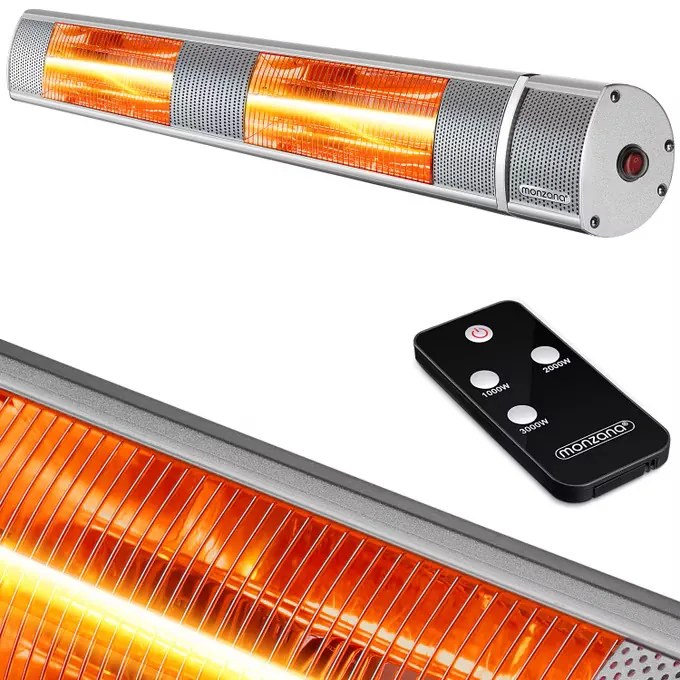 Deuba Sugárzó hősugárzó 3000 W - ezüst