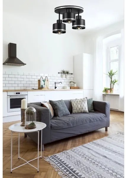 Csillár BODO SILVER 3xE27/60W/230V