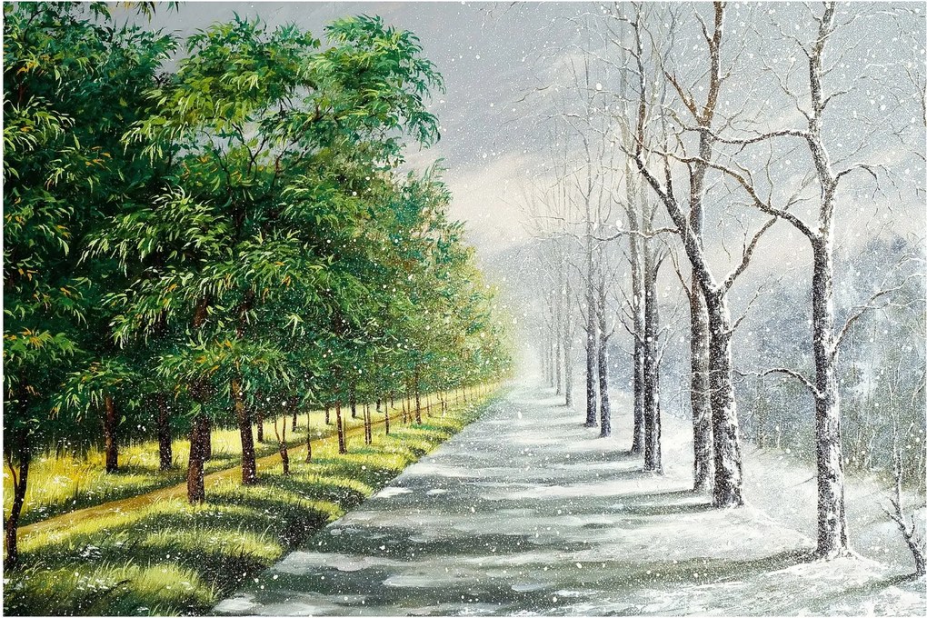 Kép - Tél versus nyár (90x60 cm)