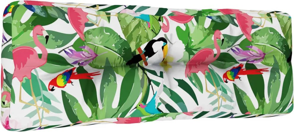 vidaXL többszínű szövet raklappárna 120 x 40 x 12 cm
