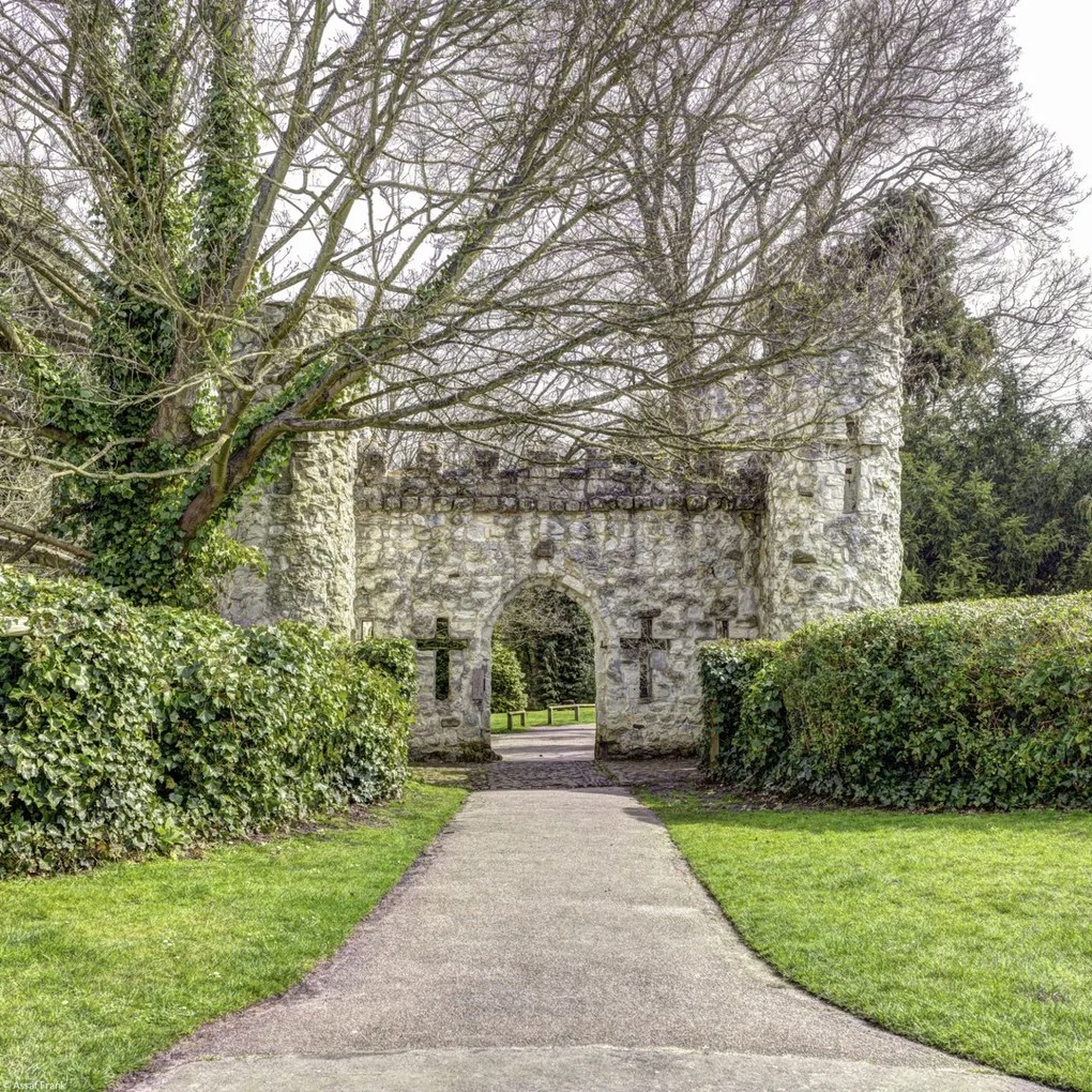 Poszter 30x30cm Reigate kastély Surrey, Assaf Frank