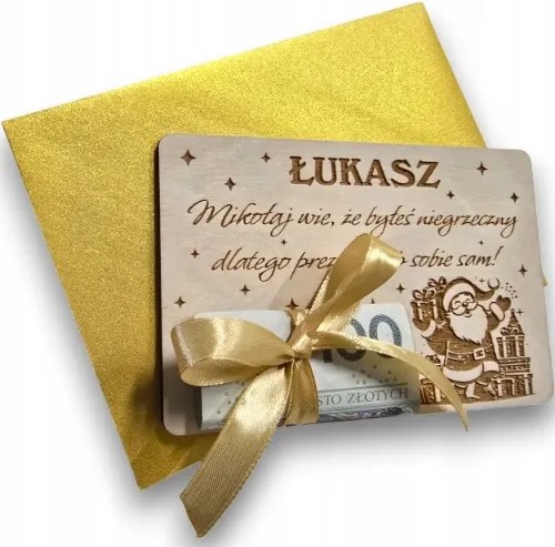 Mikulás Ajándékutalvány Pénzre Mikulás Tudja Boríték