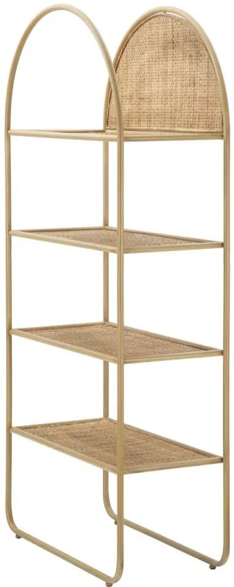 Könyvespolc panama kerek 80x40x180cm