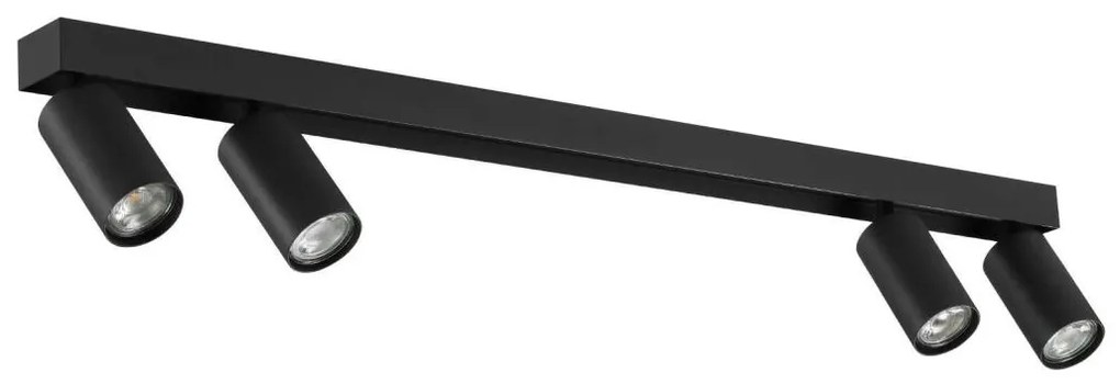 Ideal Lux - LED Spotlámpa PROFILO 4xGU10/7W/230V fekete