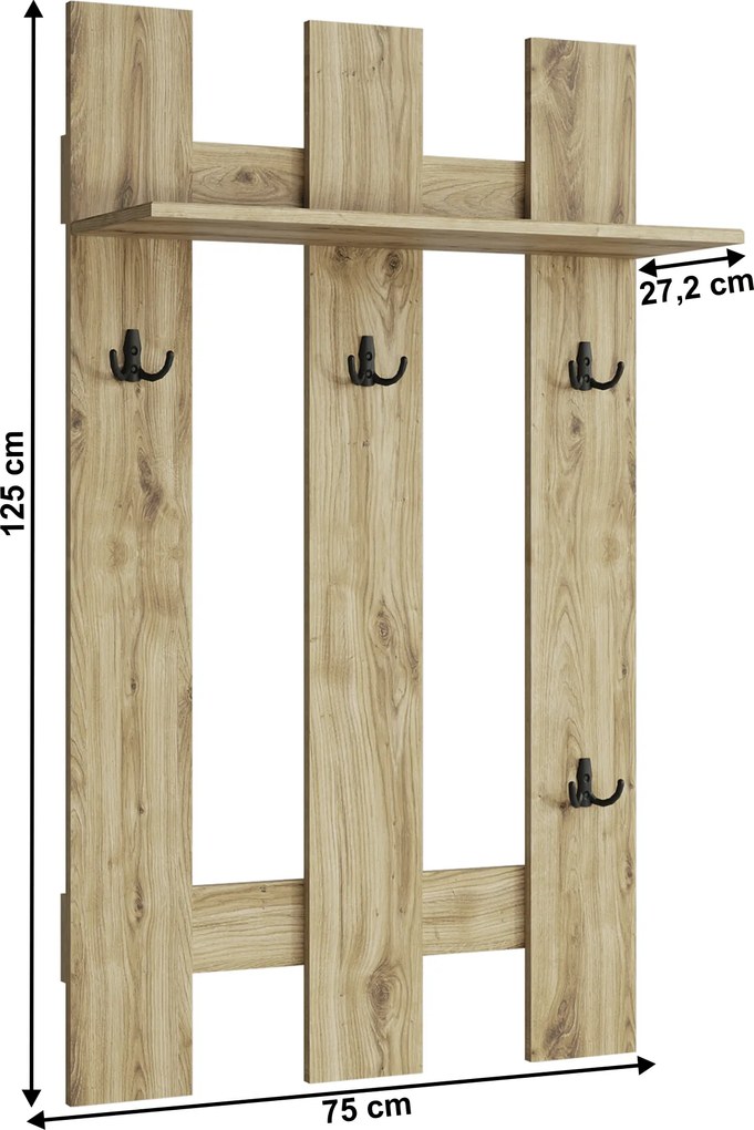 Fogas panel 75, navarra tölgy, DORSI
