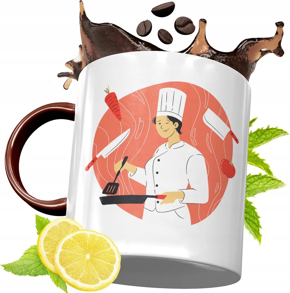 Bordó Bögre Szakácsnak Születésnapi Ajándék fényképes nyomattal