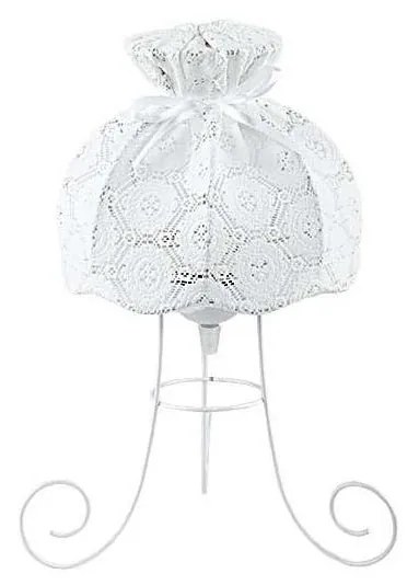 Duolla - Asztali lámpa SYMPHONY 1xE27/40W/230V átm. 28 cm fehér