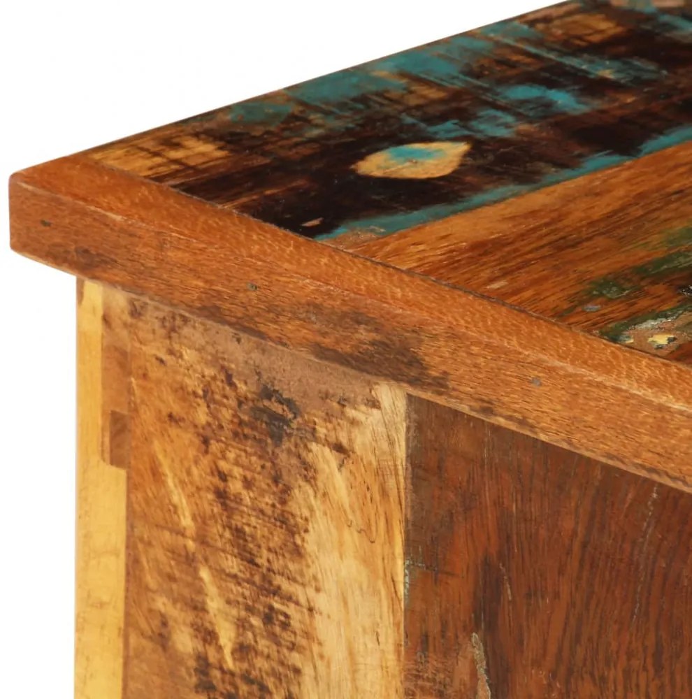 tömör újrahasznosított fa TV-szekrény 80 x 30 x 40 cm
