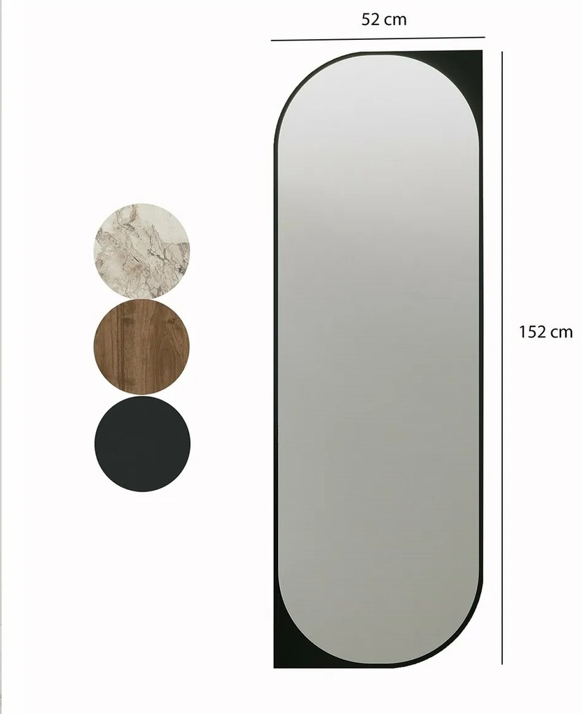 Livi Black tükör 52 x 152 cm