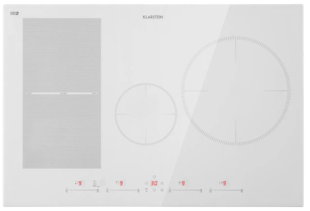 Klarstein Delicatessa 77 Hybrid, beépített indukciós főzőlap, 7000 W, 4 zóna