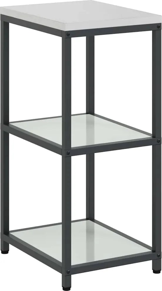 vidaXL Konyhai Tárolás polcokkal tárolóval Ezüst 60 x 50 x 92 cm Acél