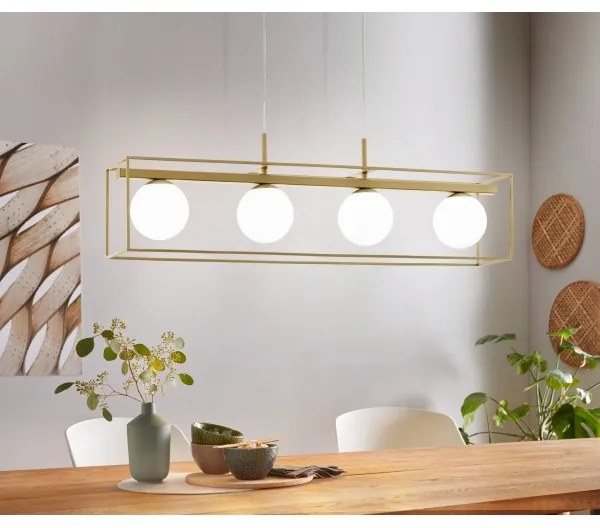 Eglo 97793 - Csillár zsinóron VALLASPRA 4xE14/40W/230V