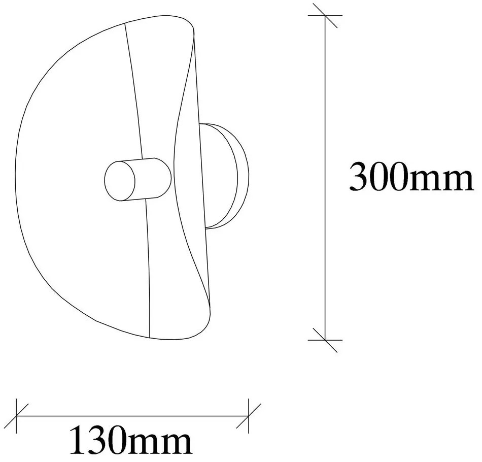 Fekete-aranyszínű fali lámpa Sivani – Opviq lights