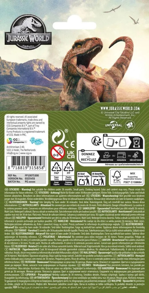 Dinoszaurusz Kingdom matrica