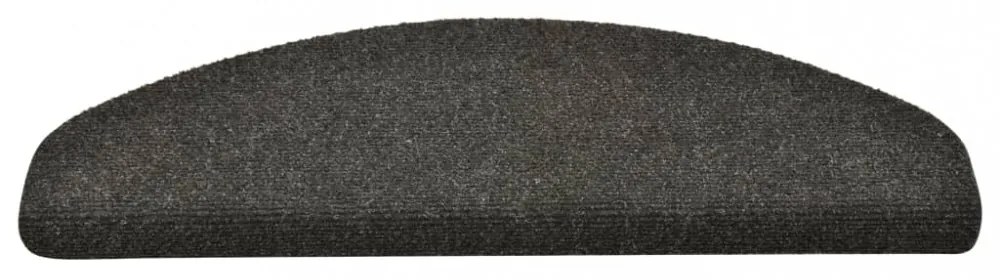 15 db antracit tűlyukasztott öntapadó lépcsővédő 65 x 21 x 4 cm