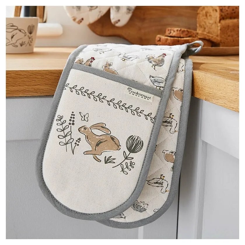 Country Animals pamut dupla edényfogó - Cooksmart ®