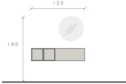 Infinity 2.0 3 db-os szett fehér / Cadiz tölgy