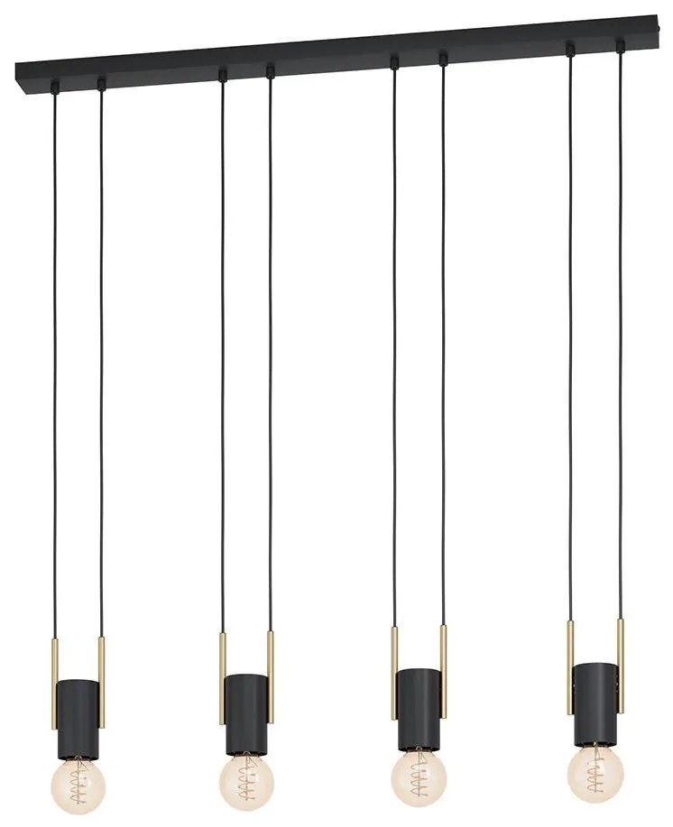 Eglo 98858 - Csillár zsinóron BITACHITO 4xE27/40W/230V