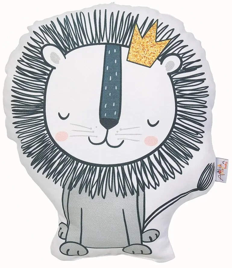 Pillow Toy Lion pamutkeverék gyerekpárna, 33 x 28 cm - Mike &amp; Co. NEW YORK