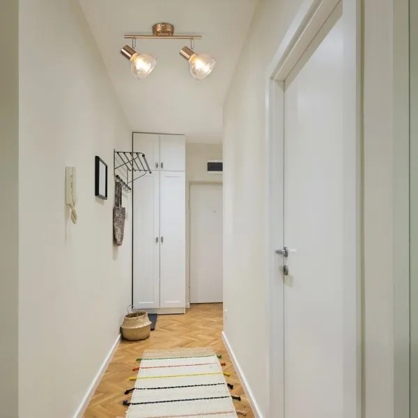 Rabalux 5547 - Spotlámpa HOLLY 2xE14/40W/230V arany