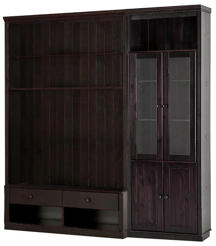 Barna borovi fenyő nappali bútor szett 214x223 cm Anita – Støraa