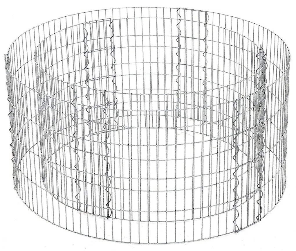 Kerek gabion kő kosár 90 x 40 cm (ø x h)