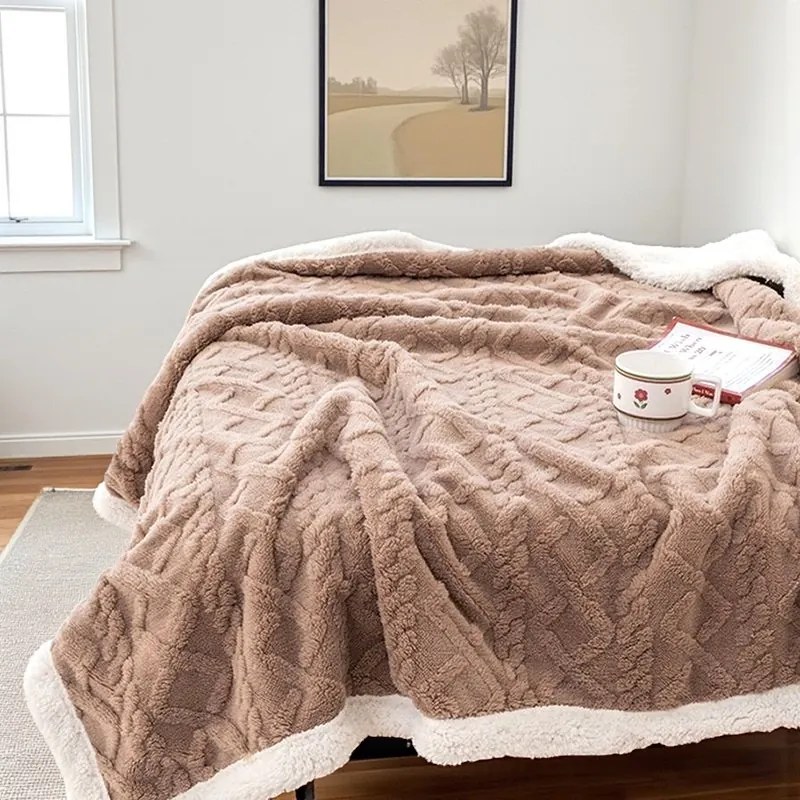 Meleg bárány takaró Homa KOBELA CAPPUCCINO