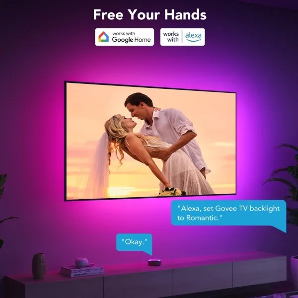 Govee - TV 55-65" SMART LED háttérvilágítás RGBIC Wi-Fi