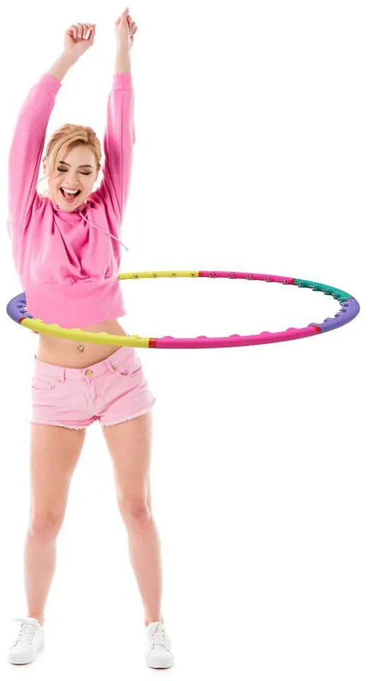 Színes hulahopp karika 98 cm