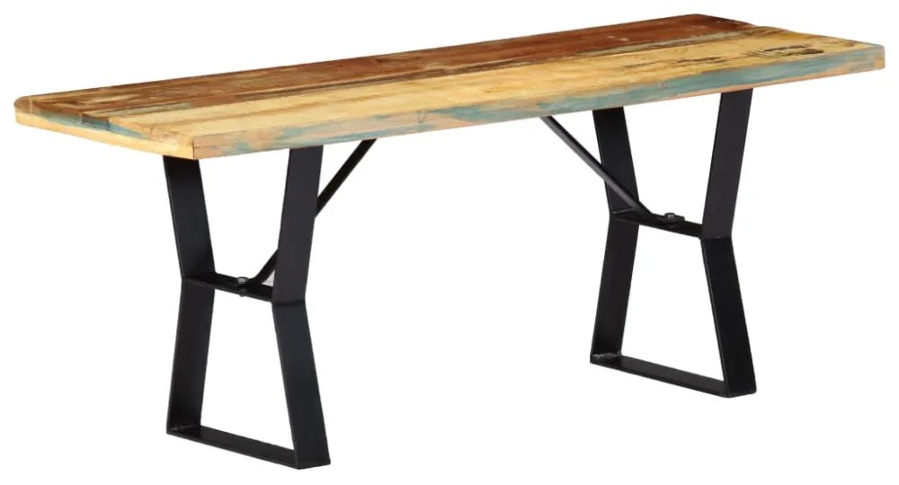 tömör újrahasznosított fa pad 110 cm