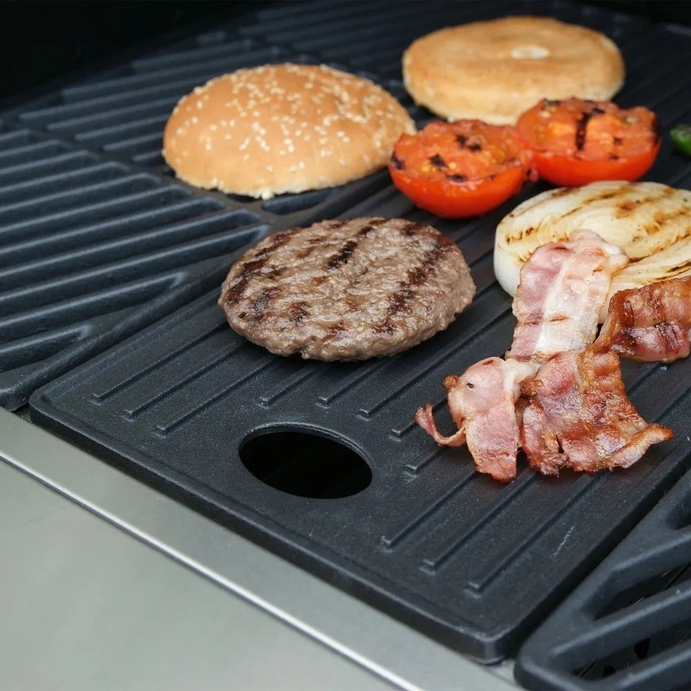 Öntöttvas grillező lap Dualchef – Outdoorchef