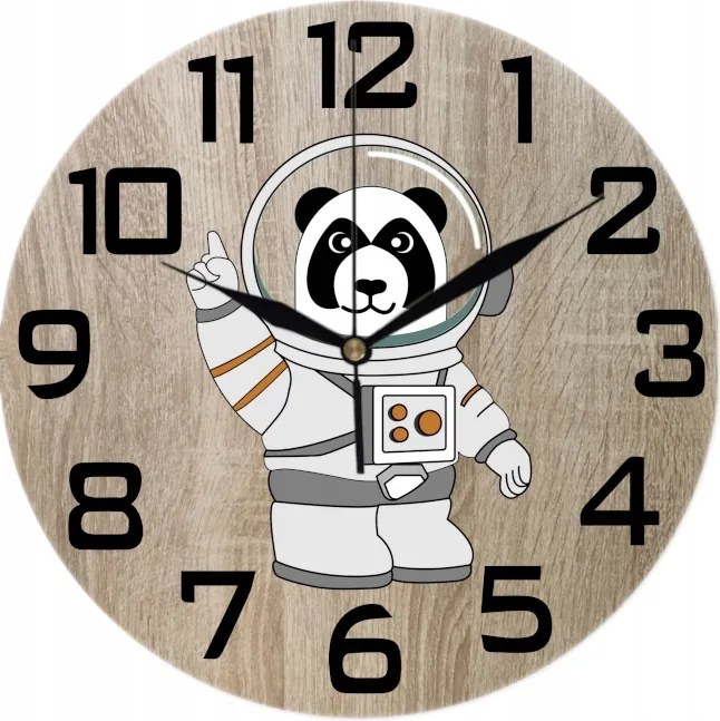 Panda az űrben gyerek falióra 35 cm