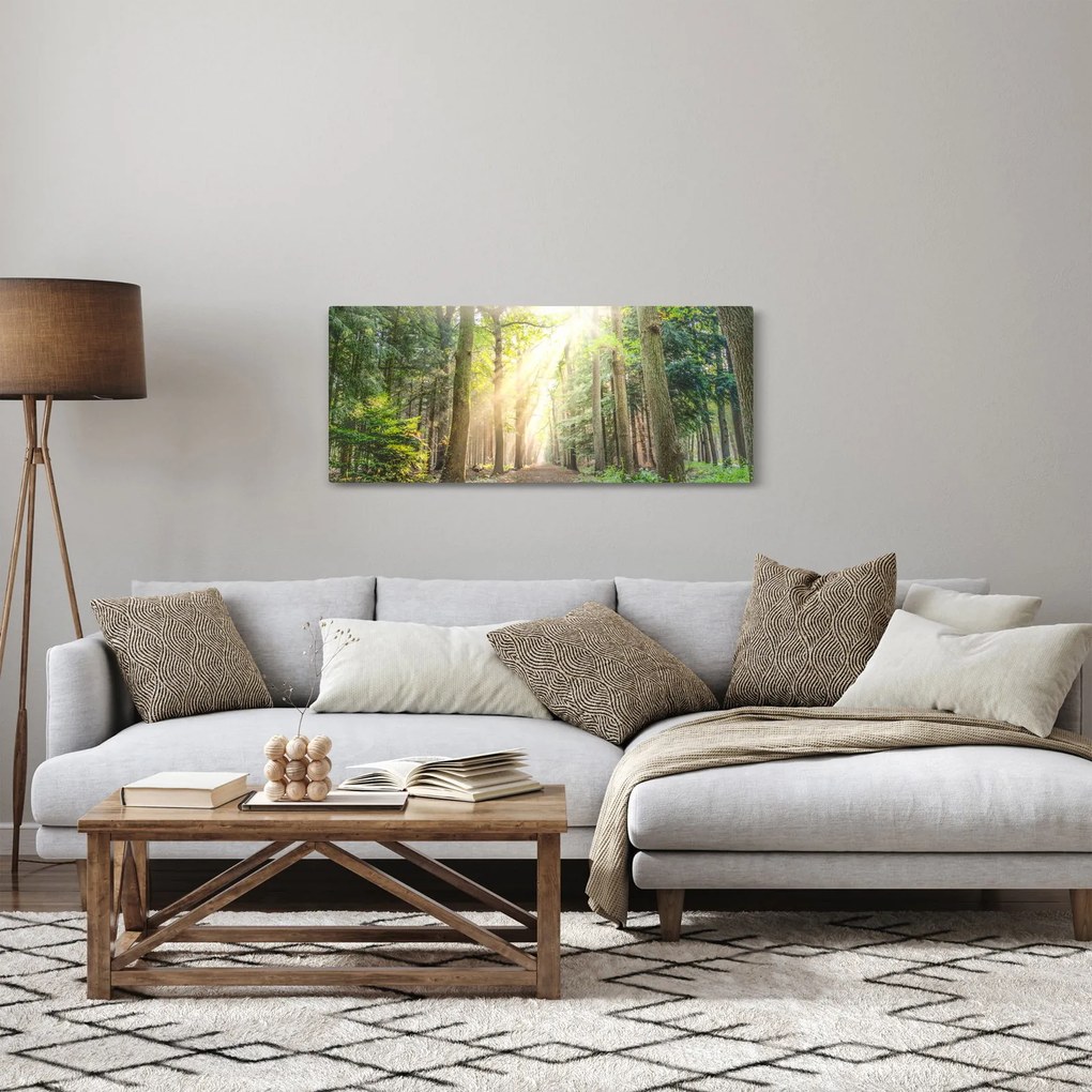 Egy ösvény képe az erdőben (120x50 cm)