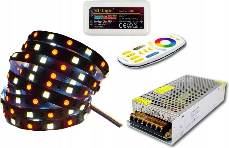Készlet Led szalag Rgbcct szín fehér meleg hideg Prémium MiBoxer 10m