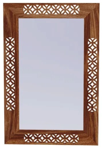 Tükör Mira 60x90 cm indiai tömör palisanderfából MIRA-Z90
