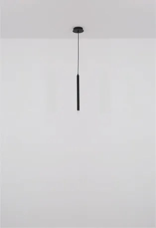 Globo 15629-3 Függeszték fém fekete matt, akril szaténozott, átlátszó, fekete PVC kábel, ø: 240mm, M: 1200mm, 3x G9 LED 4W 230V izzók nélkül