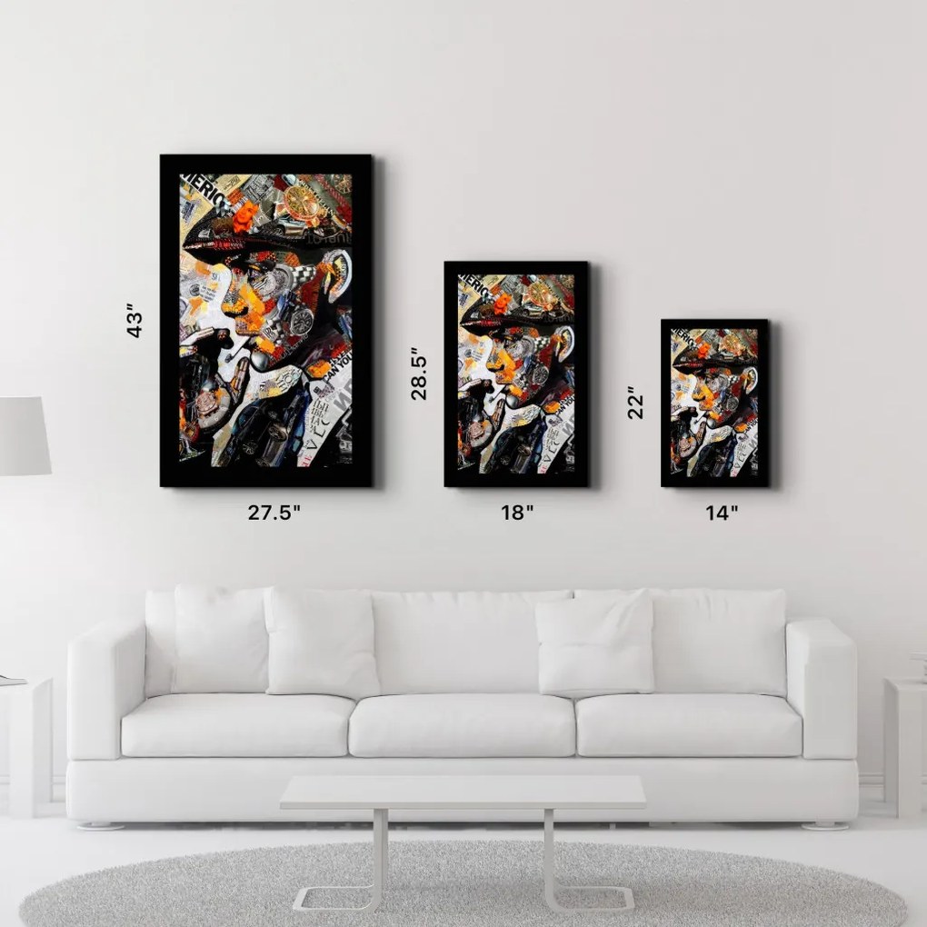 SPR-1135 edzett üvegkép, 46 x 72 cm
