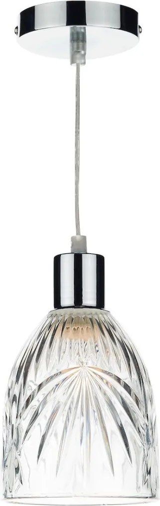 DAR LIGHTING MOT6508 MOTIF Egyágú Függesztett Lámpa Üveg IP20