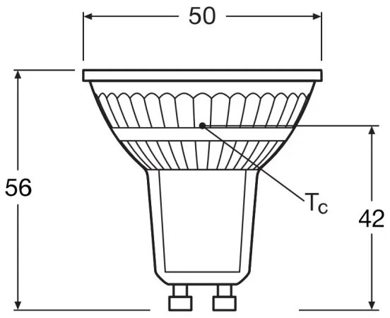 KÉSZLET 5x LED Izzó PAR16 GU10/4,3W/230V 4000K 36° - Osram