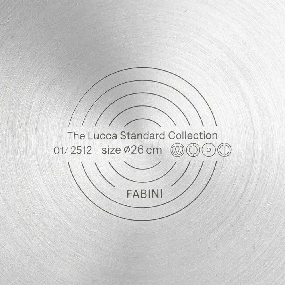 Rozsdamentes acél serpenyő ø 26 cm Lucca 4.0 Standard – FABINI